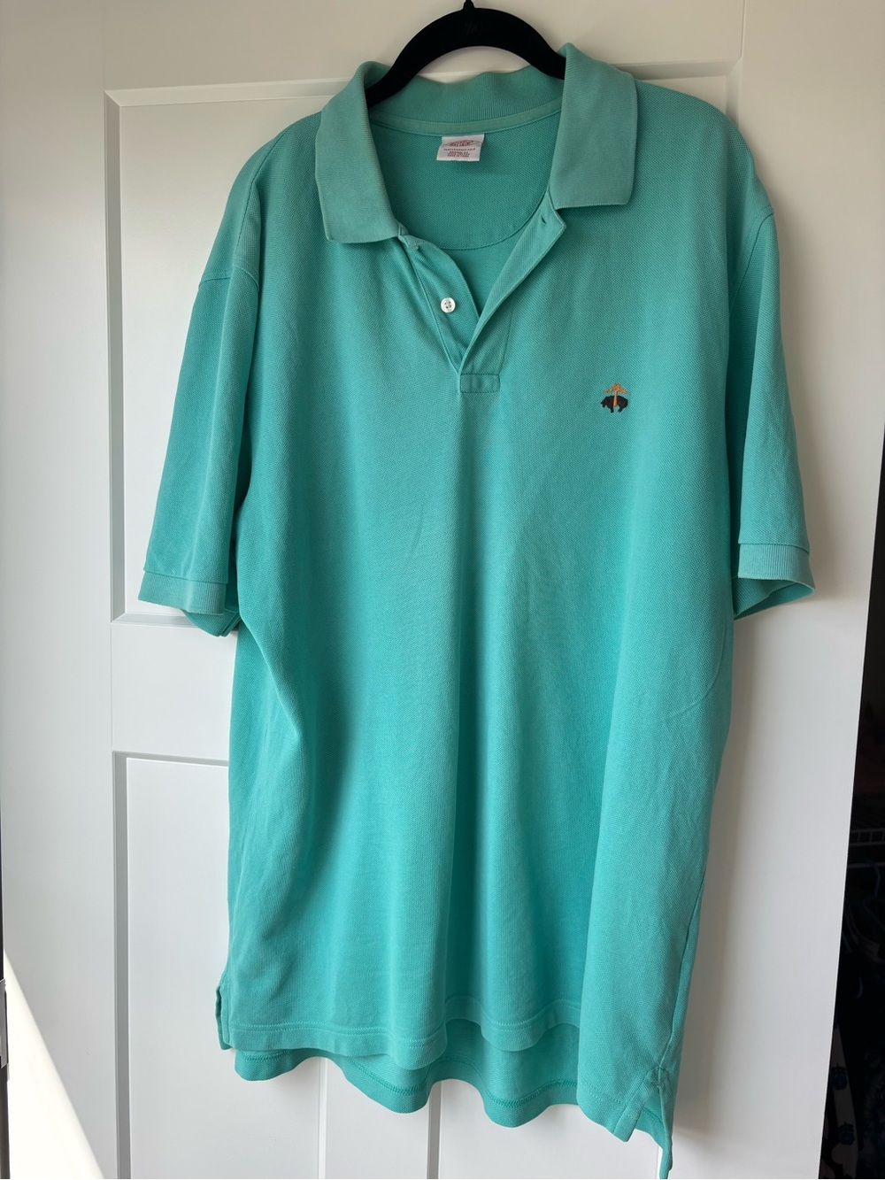 Brooks Brothers Bright Teal Short Sleeve Polo